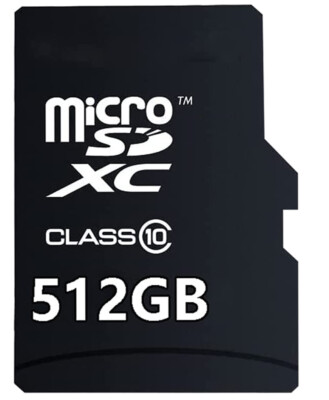 Neu 512GB Micro SD SDXC U3 Class 10 Speicherkarte Evo Plus 100MB/S Adapter Original
