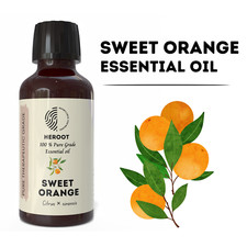 Sweet Orange Essential Oil   Pure Oil, Bright Citrus Aroma, Natural Scent