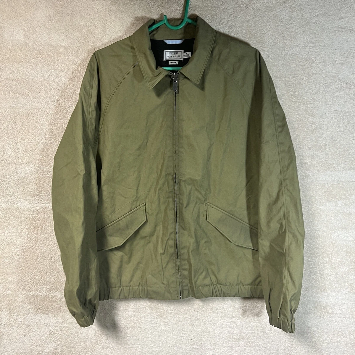 Jack Purcell x Converse Zip Up Shell Jacket Mens M Green eBay