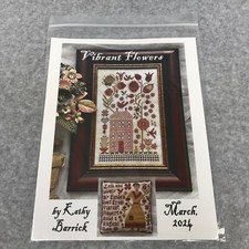 VIBRANT FLOWERS by Kathy Barrick Cross Stitch...