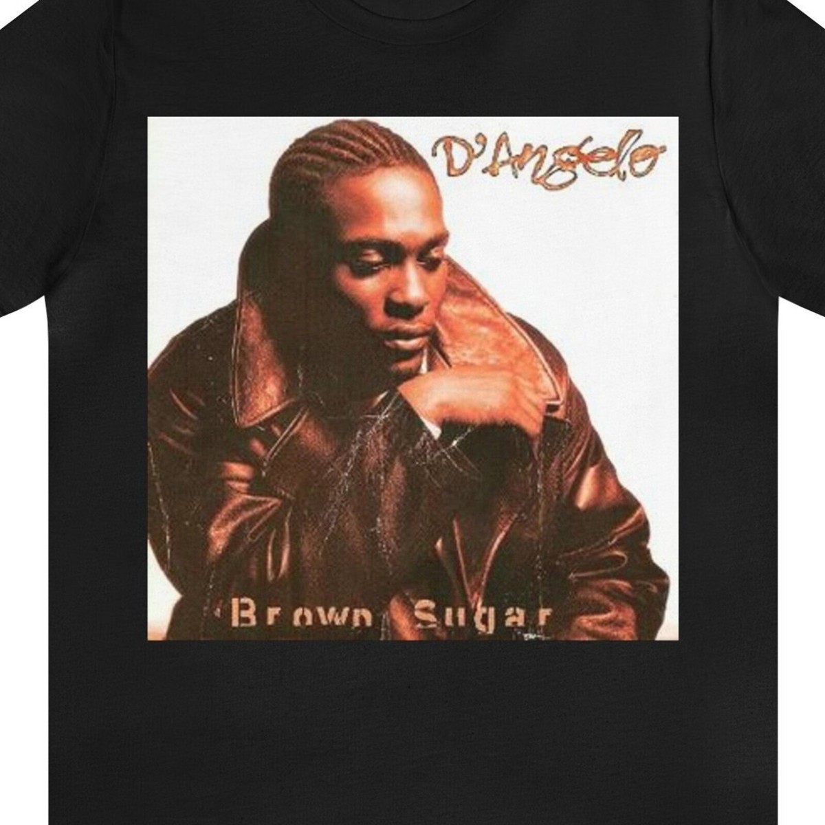D'Angelo Brown Sugar Shirt, Soul Singer album Cover, Neo