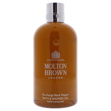 2 Pack Re-charge Black Pepper Bath  Shower Gel by Molton Brown for Men - 10 oz