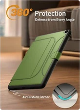 Poetic Magnetic Folio Stand Case For Google Pixel Tablet 2023 Fidget Mount Green