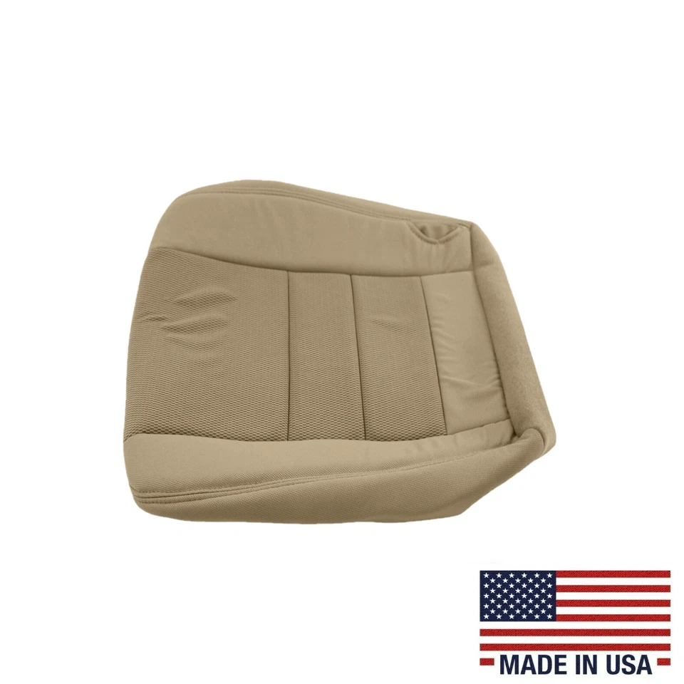 2003 2004 2005 2006 2007 Tan Cloth Seat Covers for Ford F250/F350 Super Duty - Image 4 of 4