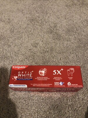 1 Colgate Optic White Stain Fighter Toothpaste Fresh Mint Gel 4.2oz Exp 5/25