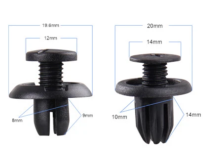 121 комплект защелок с 12 типами зажимов для переднего и заднего бампера крыла колеса для Honda Acura - Изображение 2 из 4