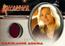 BATTLESTAR GALACTICA 4 COSTUME CARD C48 CAROLANNE ADAMA
