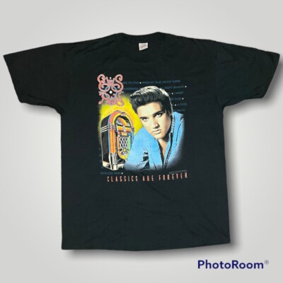 Vtg 1992 Elvis Presley Classics Are Forever Band Memorabilia Tee XL Made In USA
