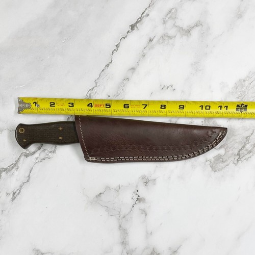 Juego de 2 cuchillos de caza Full Tang hechos a mano | mango y funda de madera | 11" y 12" - Imagen 20 de 21