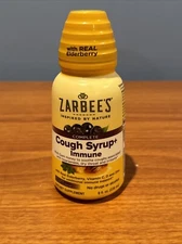 ZARBEE'S Cough Syrup + Immune, With Real Elderberry, 8 fl oz - READ