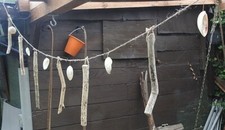 SEASHELL & DRIFTWOOD GARLAND OR SWAG FOR DECORATION NAUTICAL SETTING