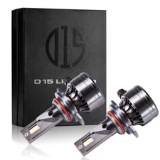 9012 HIR2 LED Headlight Light Bulbs 6000K 10000LM White Can-bus Conversion Kit