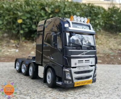 11R-002 Marge Models 1/32 ボルボ FH6 750 Marge Models Volvo FH16 750 8x4 Prime Mover Truck Black 1/32