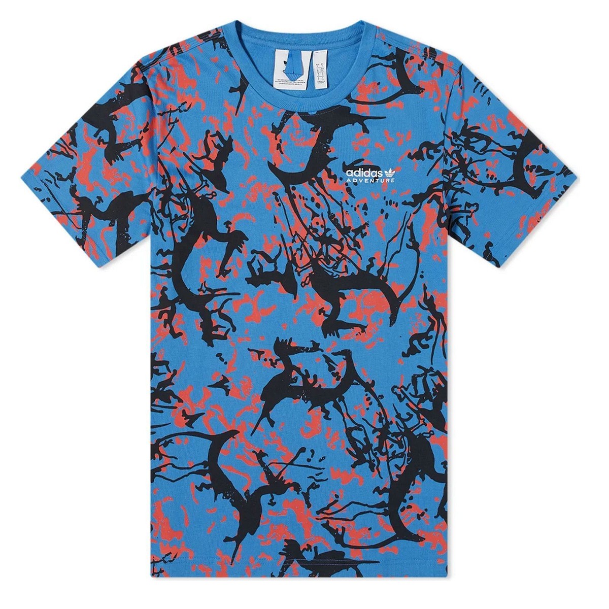 adidas Originals AOP Shirt Allover Print Adventure Tee Graffiti