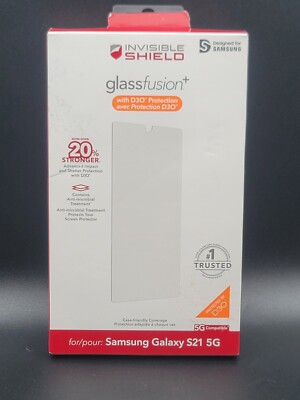 ZAGG Invisible Shields Fusion+ D30 Samsung Galaxy S21 5G - SEALED NEW!