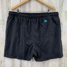Hawaiian Authentic's Swim Trunks Shorts Mens XXL Black Mesh Lining Pockets NEW