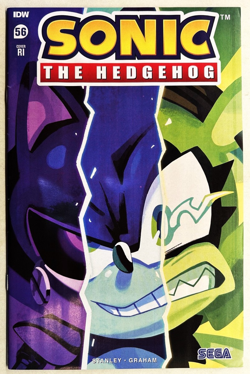 SONIC HEDGEHOG Comic Book IDW #56 Cover RI January 2023 Bagged