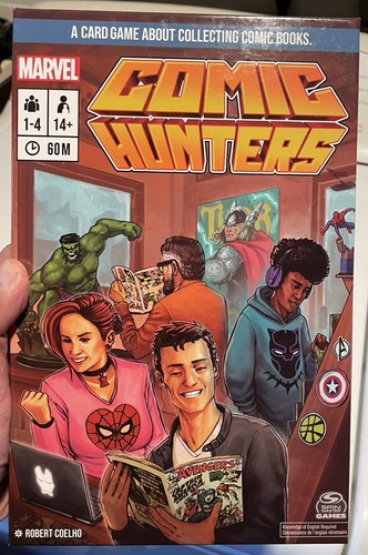 Marvel Comic Hunters Board Game ENGLISH In Stock New Sealed Superheroes - Picture 5 of 6