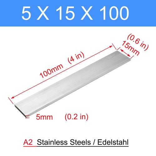 Edelstahl Flachmaterial V2A Flachstange Flacheisen VA Flach Flachstahl Geländer - Bild 77 von 108