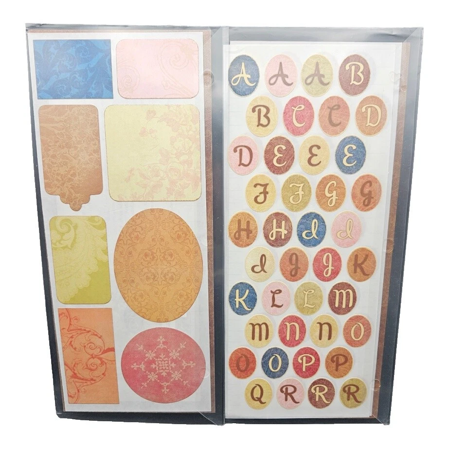 Creative Memories Alphabet, Numbers Scrapbooking Stickers