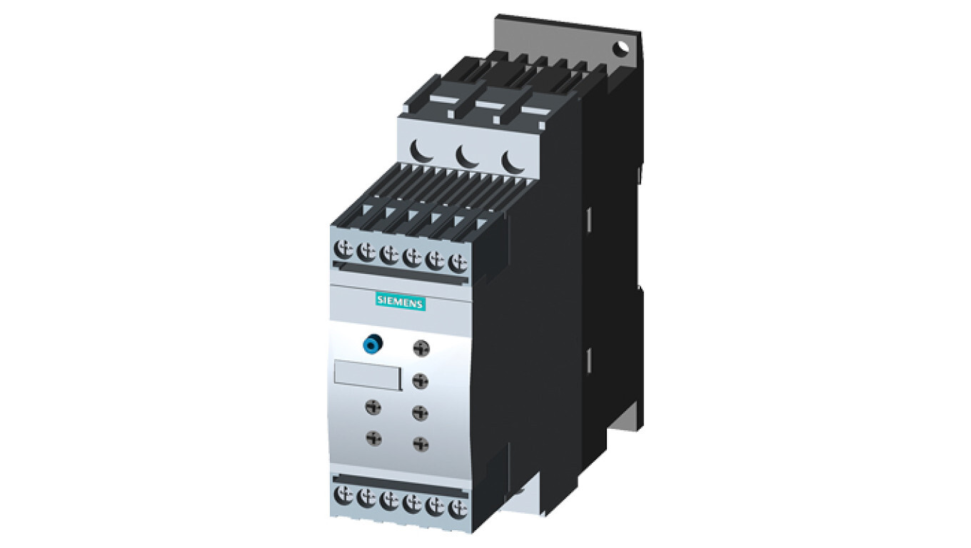 3-phase soft starter 200-480VAC 38A 18.5kW / 400V Uc = 24V AC / DC S0 3RW /T2UK