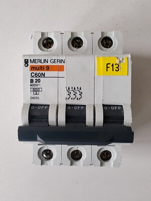 Merlin Gerin multi 9 C60N B20 Circuit Breaker Leistungsschalter