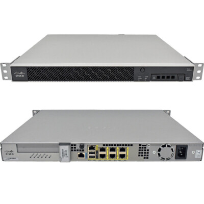 Cisco ASA 5512-X 6-Port Gigabit Ethernet Adaptive Security Appliance +Rack Ears 