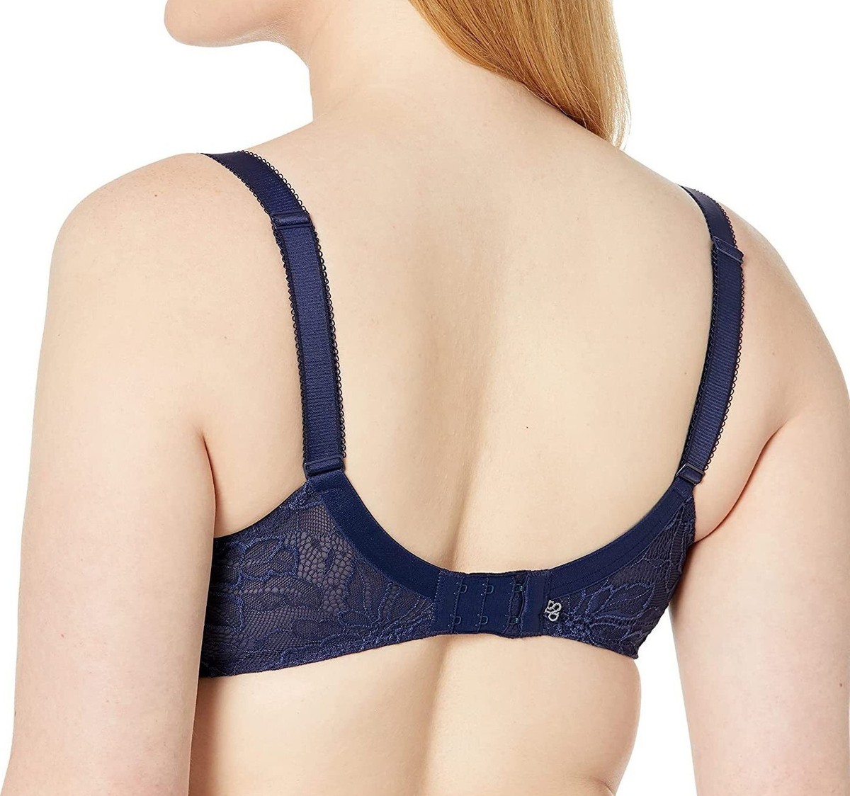 Soutien-gorge Simone Perele Eden Corbeille - FR90G/EU75G - Dentelle Marine - Armature - Neuf étiqueté