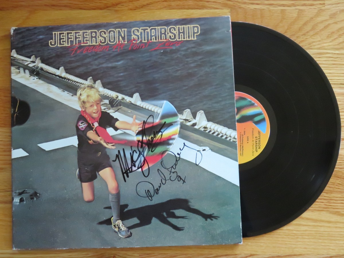 Pete Sears Signed Jefferson Starship Freedom at Point Zero Album Vinyl Record COA Proof STAR Pete Sears Signed Jefferson Starship Freedom at Point Zero Album Vinyl Record COA Proof STAR