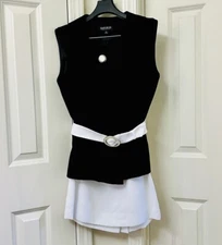 John Meyer Women's Sleeveless Skirt Suit, Size-8