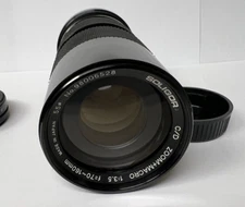 Soligor C/D 70-160mm f3.5 Telephoto Zoom Olympus OM Tiffen + Vivitar Skylight
