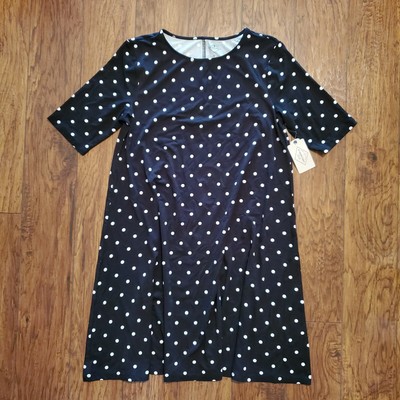 White Polka Dot Dress 