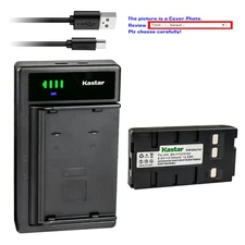 Kastar Battery USB Charger for JVC BN-V11U BN-V12U V14U BN-V18U BN-V20U BN-V22U
