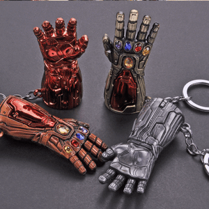 The Avengers Infinity War Endgame Iron Man Infinity Gauntlet Key Chains Keychain