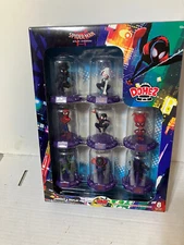 Marvel Spider-Man Into The Spider-Verse Domez Mini Figures Set of 8 Sealed