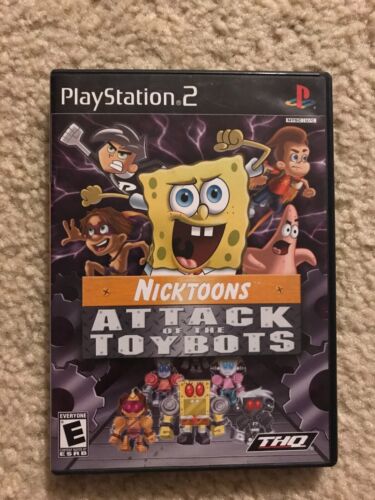 Nicktoons: Attack of the Toybots (Sony PlayStation 2,  PS2, 2007) CIB - Afbeelding 1 van 4