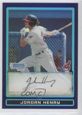 2009 Bowman Draft Prospects Chrome Purple Refractor Jordan Henry #BDPP35 9da