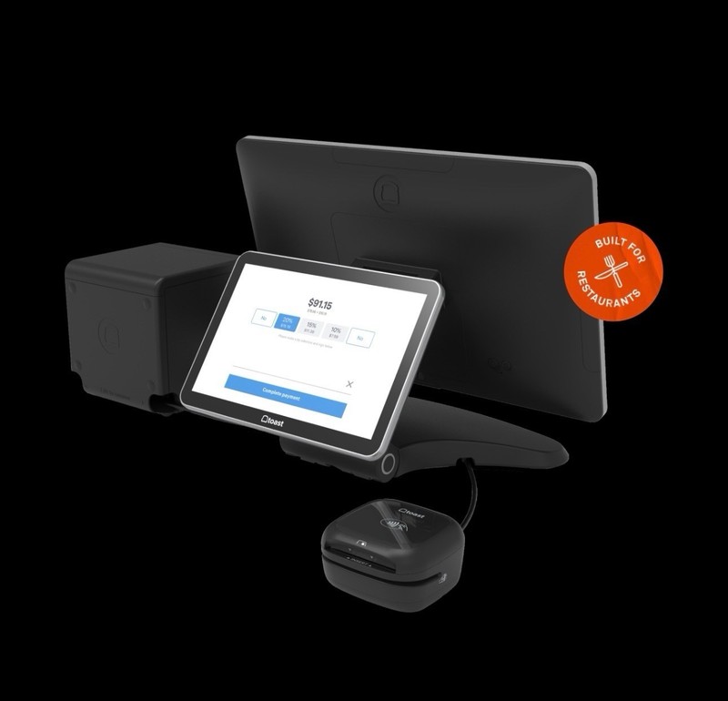 Complete Toast POS system, screens, receipt printers, card ready, etc NEW