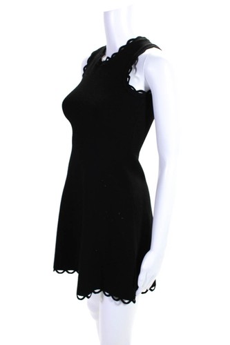 Milly Minis Girls Asymmetrical Hem Sleeveless Pullover Midi Dress Black Size 14 - Picture 2 of 6