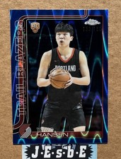 2025-26 Topps Chrome YANG HANSEN #266 RC Rookie Blue RayWave Refractor 072/150