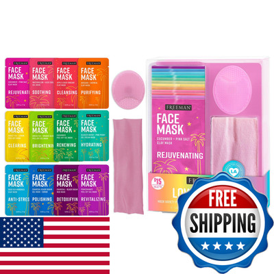 Freeman Facial Love To Mask Variety Pack Oil Absorbing Clay Detoxifying
