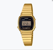 Casio LA670WGA-1JF Quartz Women's Watch Black Dial Digital SS From Japan