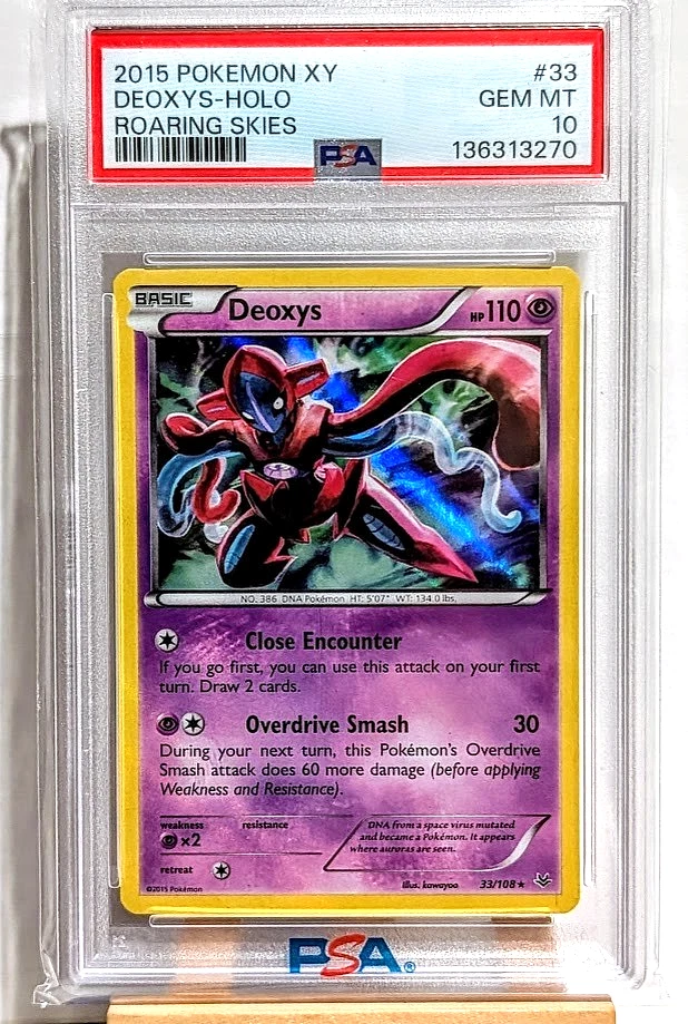 Pokémon TCG Roaring Skies Grade 10 Individual Collectible Card
