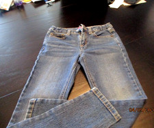 OUTDOOR KID ADJUSTABLE WAIST STRAIGHT LEG JEANS IN YOUTH SZ 8