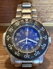 LUMINOX Stainless Steel Diving Watch “Navy Seals” Blue Dial 200 Meters