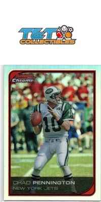Chad Pennington 2006 Bowman Chrome Refractor #100 New York Jets 8a