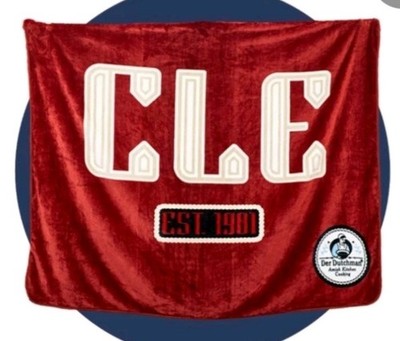 Cleveland Guardians City Connect Plush Blanket 5/25/26 + Pocket Schedule