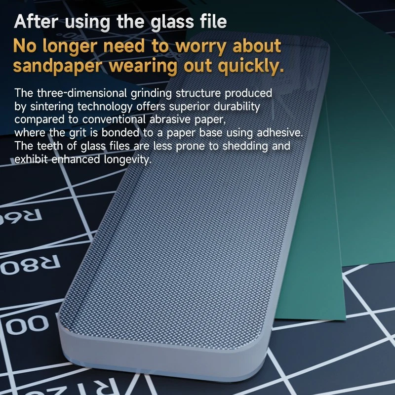 stedi New Glass File Plastic Model Sanding Tool #600-800 Lower Grit for Stronger - Image 3 of 4