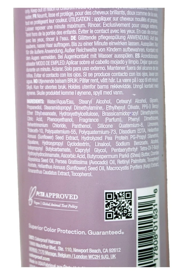 Colorproof Smooth Conditioner For Frizz Prone Hair 8.5 Ounces - Image 3 of 3