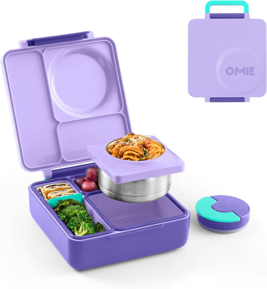 Box Bento Box for Kids - Insulated Bento Lunch Box with Leak Proof Vacuum Insula